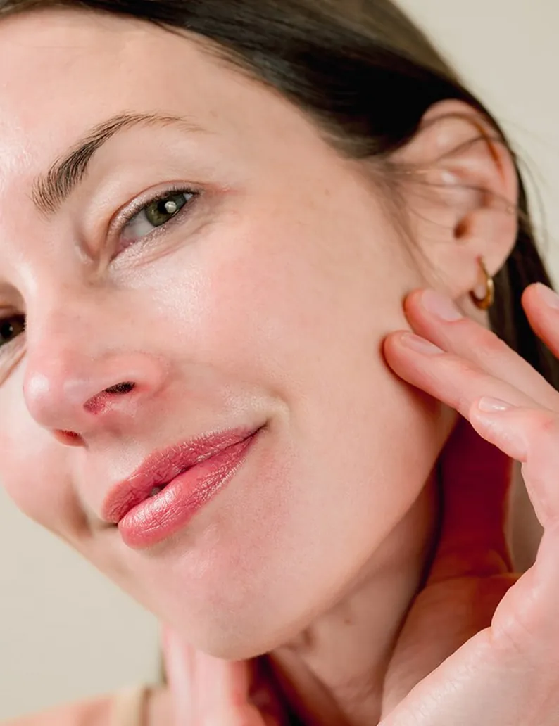 Skincare model