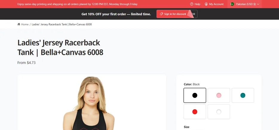Website CRO screen