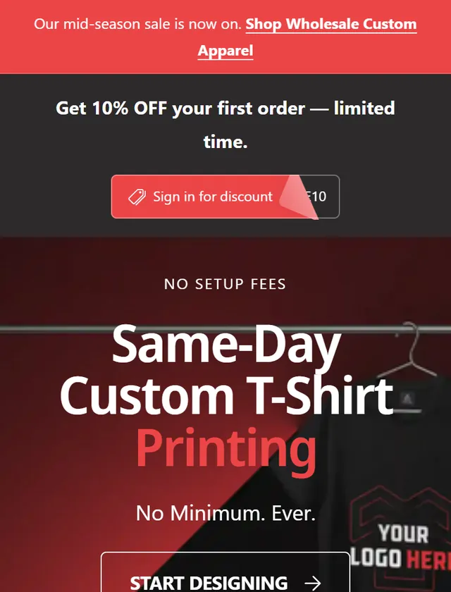 Website CRO screen